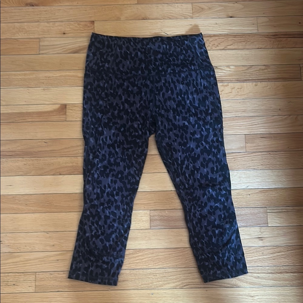 All in Motion Black Leopard Print Leggings